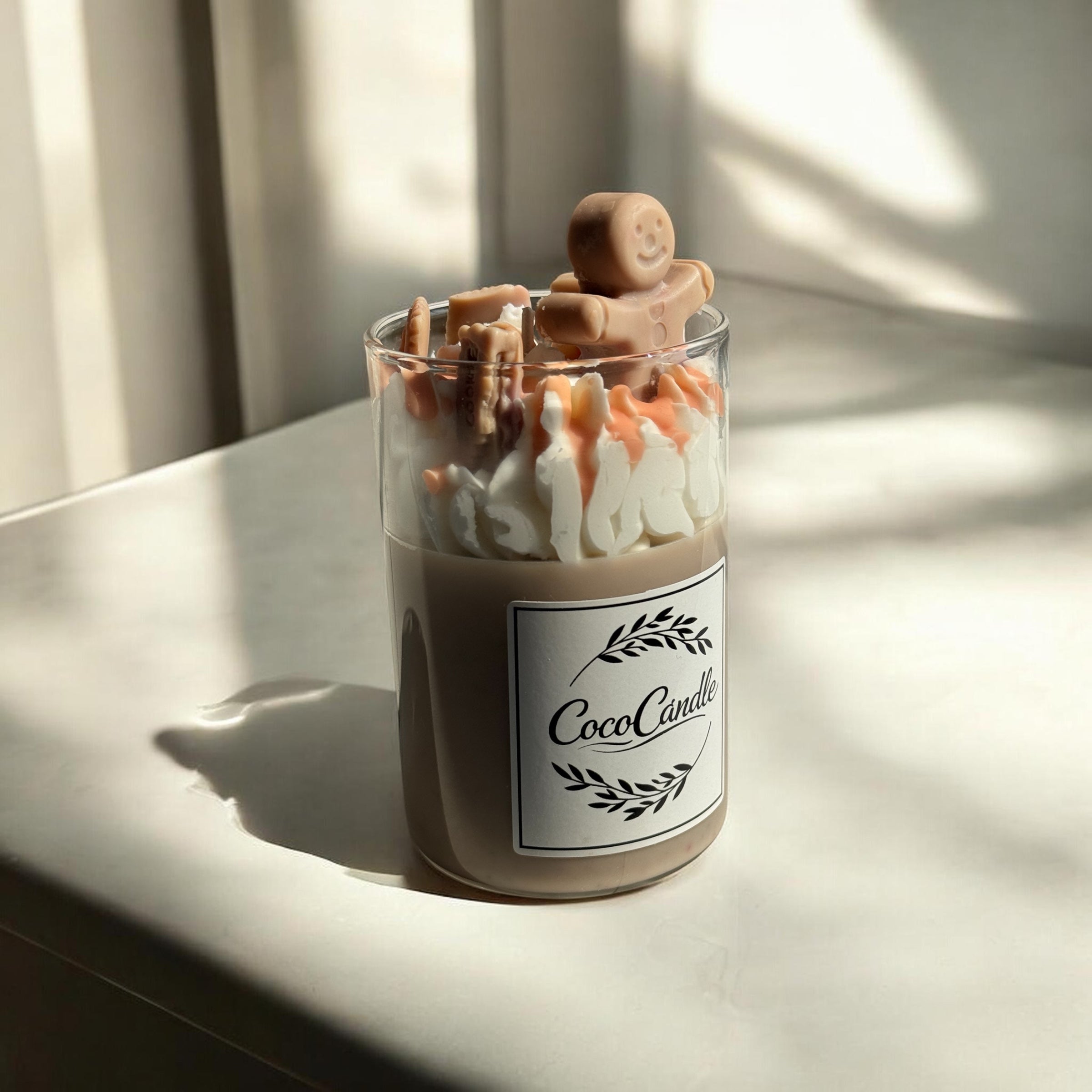 Gingerbread Dream: Schoko & Sahne Dessertkerze