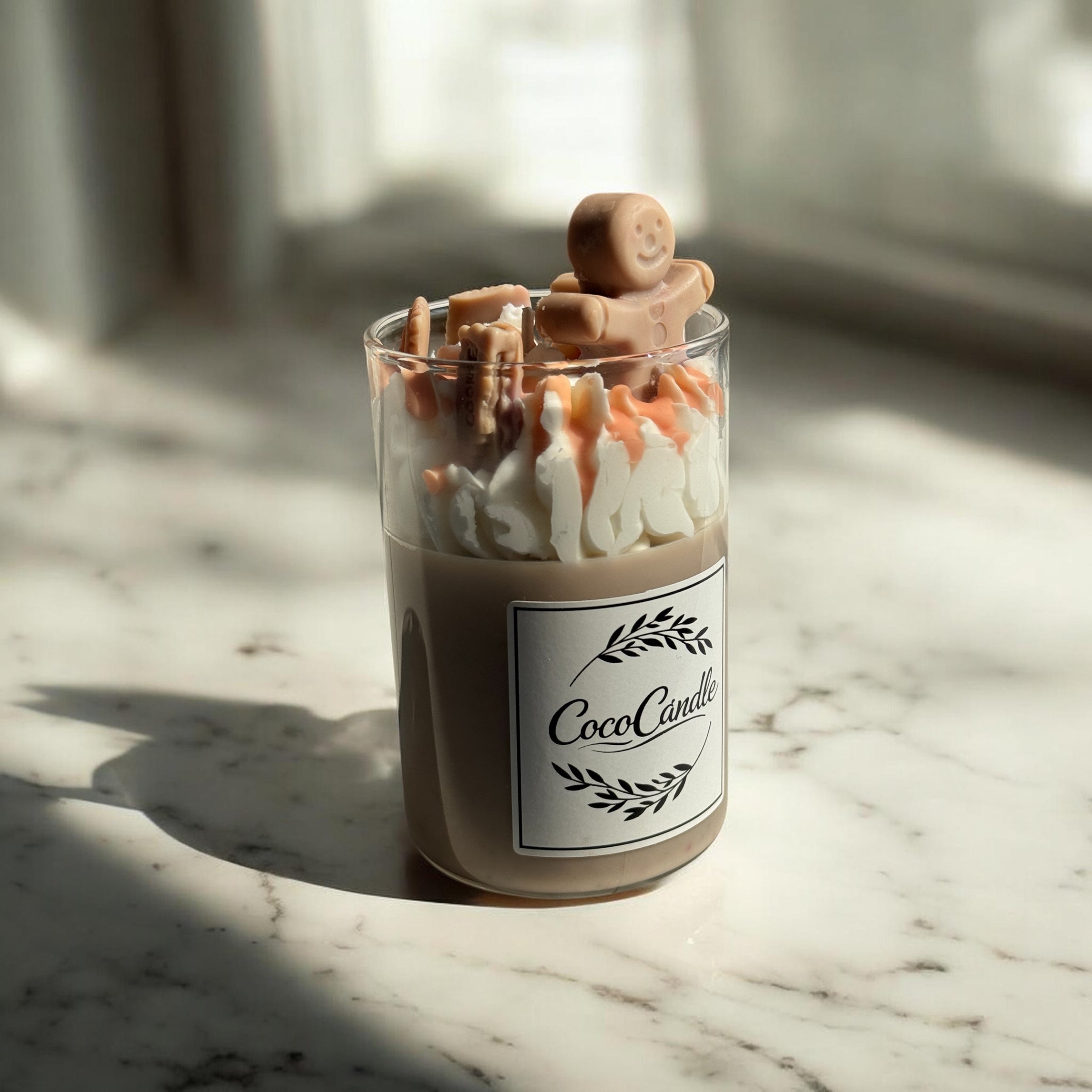 Gingerbread Dream: Schoko & Sahne Dessertkerze