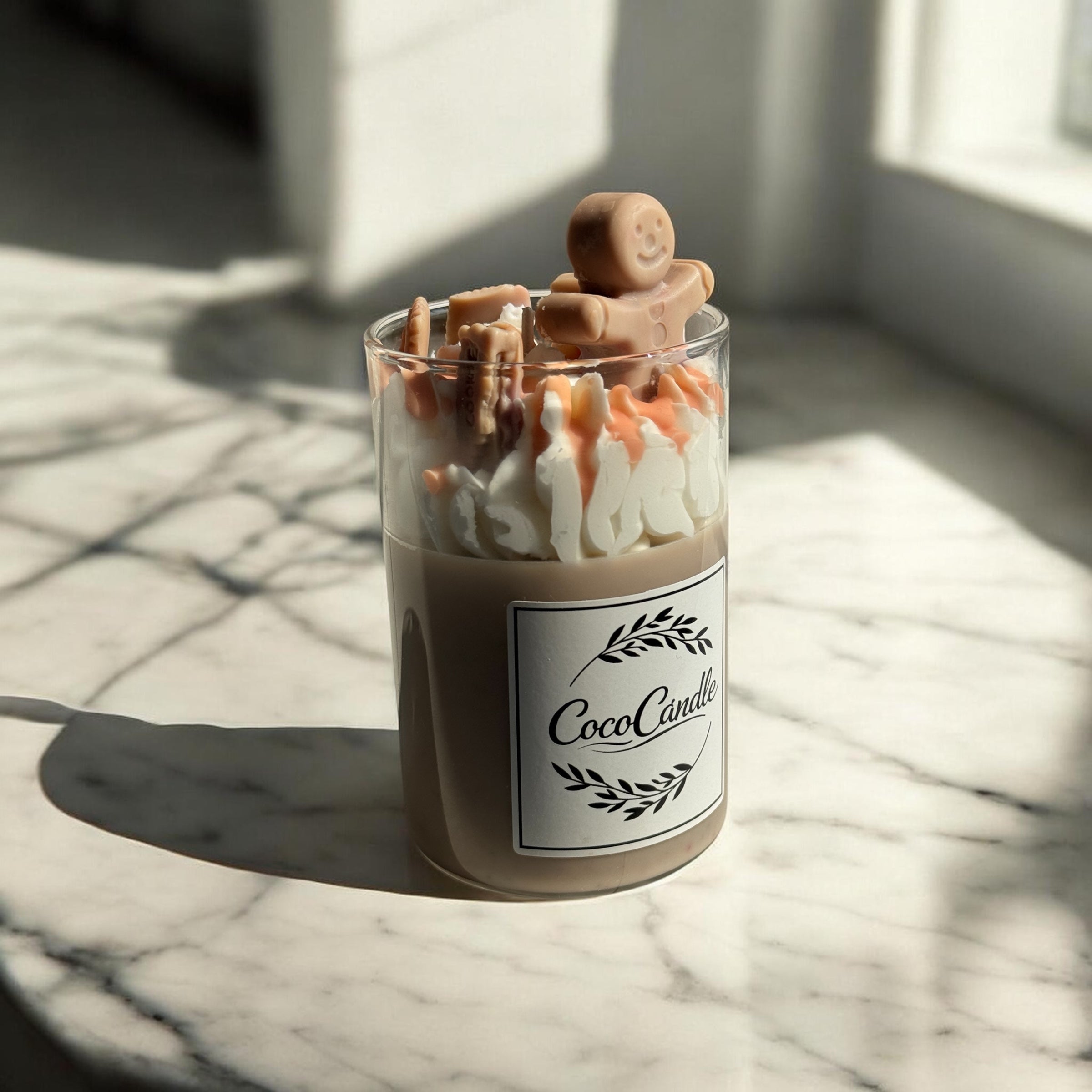 Gingerbread Dream: Schoko & Sahne Dessertkerze